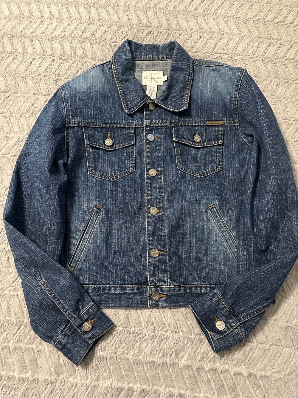 1990s vintage Calvin Klein, jean jacket